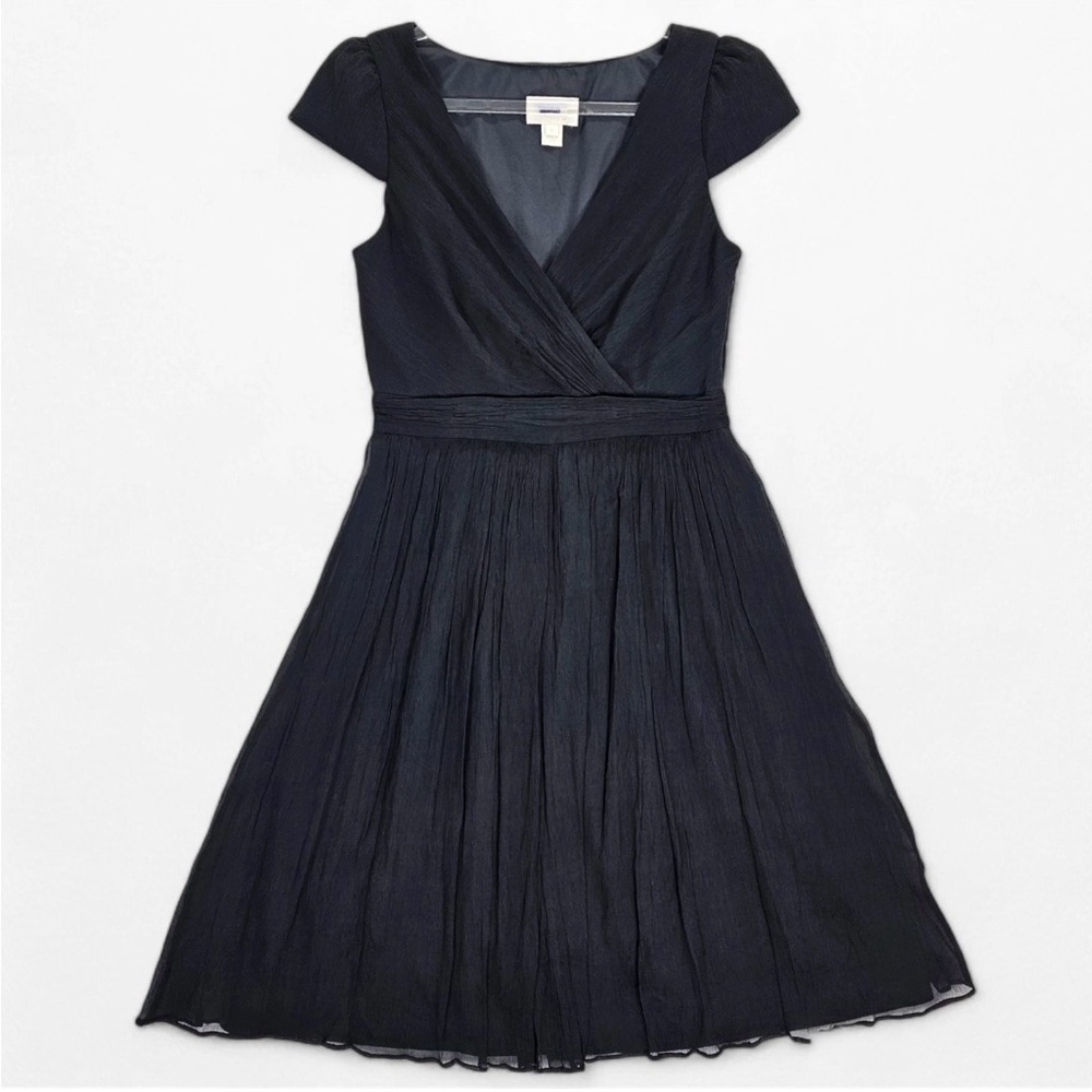 NWT J. Crew 100% Silk Weddings and Parties Dress Black Size 14